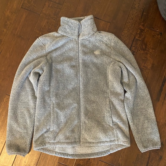 North Face Grey Fleece Zip Up - Picture 5 of 5